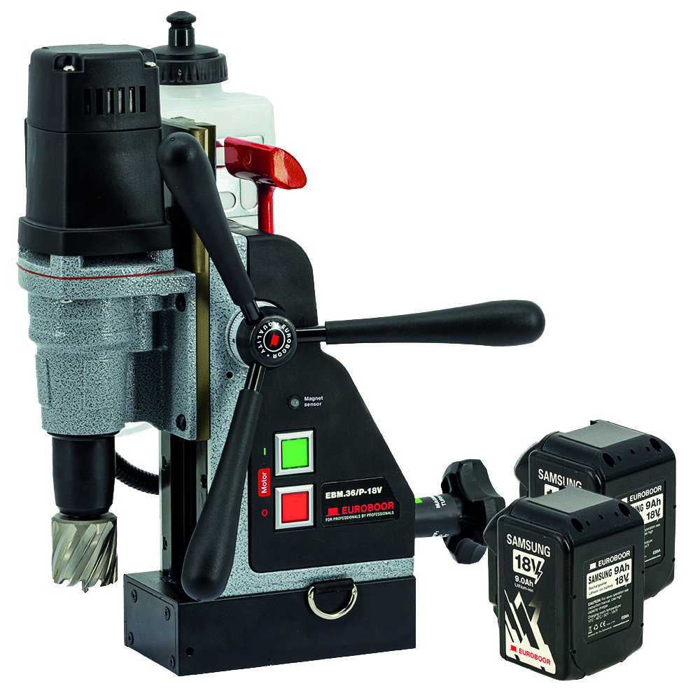 AKKU -Magnetbohrmaschine EBM.36/18V 9AH Hub 140mm,1000W, 18 V 9 Ah Li-ion