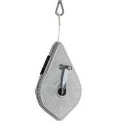 Markier-Senklot mit Kreidemarkierung Schnur und Aufrollkurbel