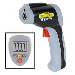 Infrarot-Thermometer -50/+1000°C Spot 1:35,Ziellaser,in Box,THERMOSUPER