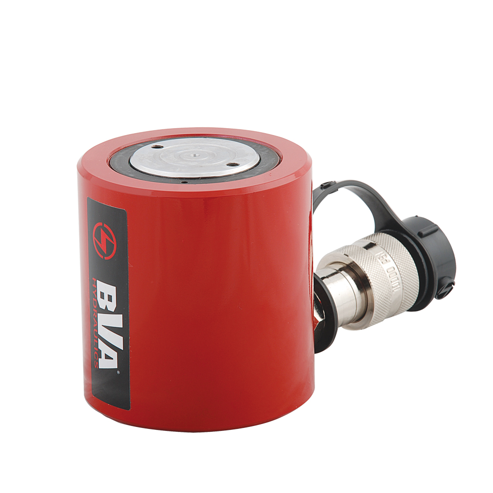 Kompaktzylinder 90t/57mm Hub einfachwirkend,mit Kupplung