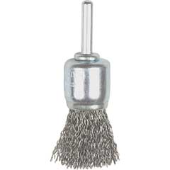 Pinselbürste SUPER-SS 25mm 0,30mm gewellter Stahldraht,mit 6mm Schaft