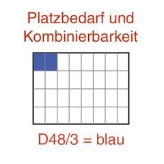 Kästchen D48/3 - 83x58x48mm  für Koffer Typ 77/1