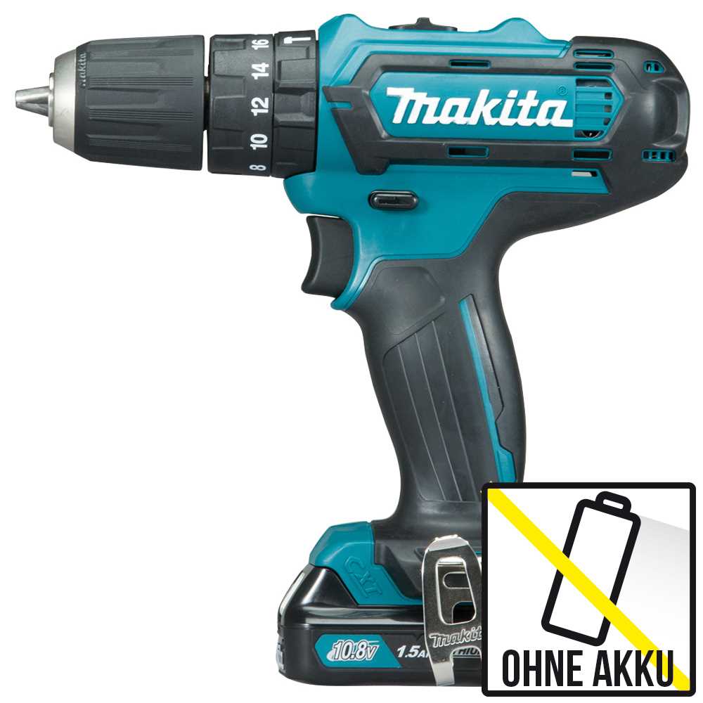 Akku-Bohrschrauber HP331DZ 10,8V leer 2-Gang,30Nm,ohne Akkus,ohne Ladegerät