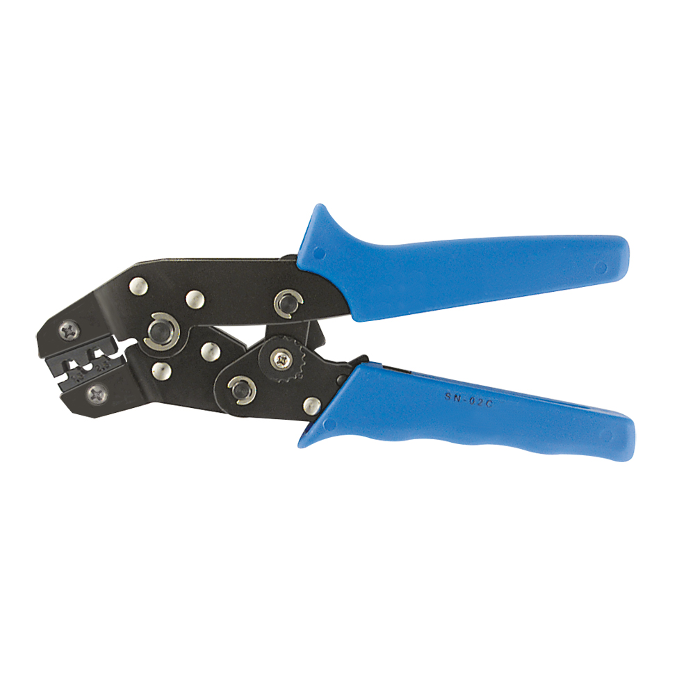 Ratschpreßzange 0,5-2,5mm²,für unisolierte Krallenverbinder