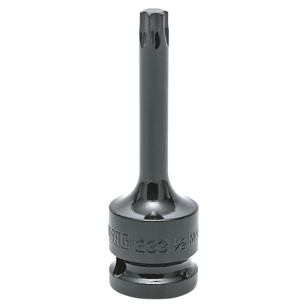 Torx-Schlagnuss lang 1/2" MNTX T40 Sonderlegierung,hochzähe Ausführung