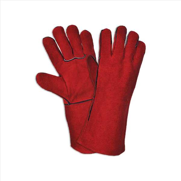 Schweißerhandschuhe THERMO rot Gr.10,5 EN 388 3.2.3.3. Cat.II EN 407 4.2.3.X.3X