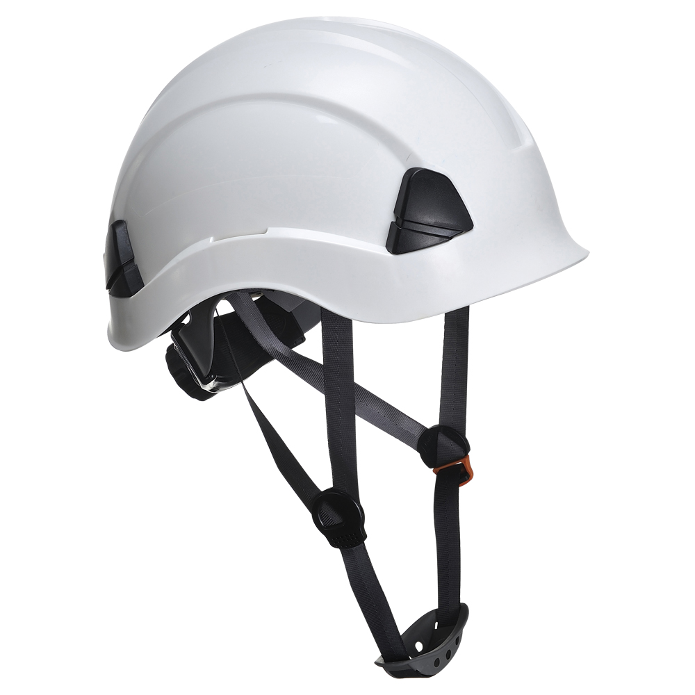 Maststeigerhelm PRO weiß, Ratsche EN 397, EN 50365 Class 0