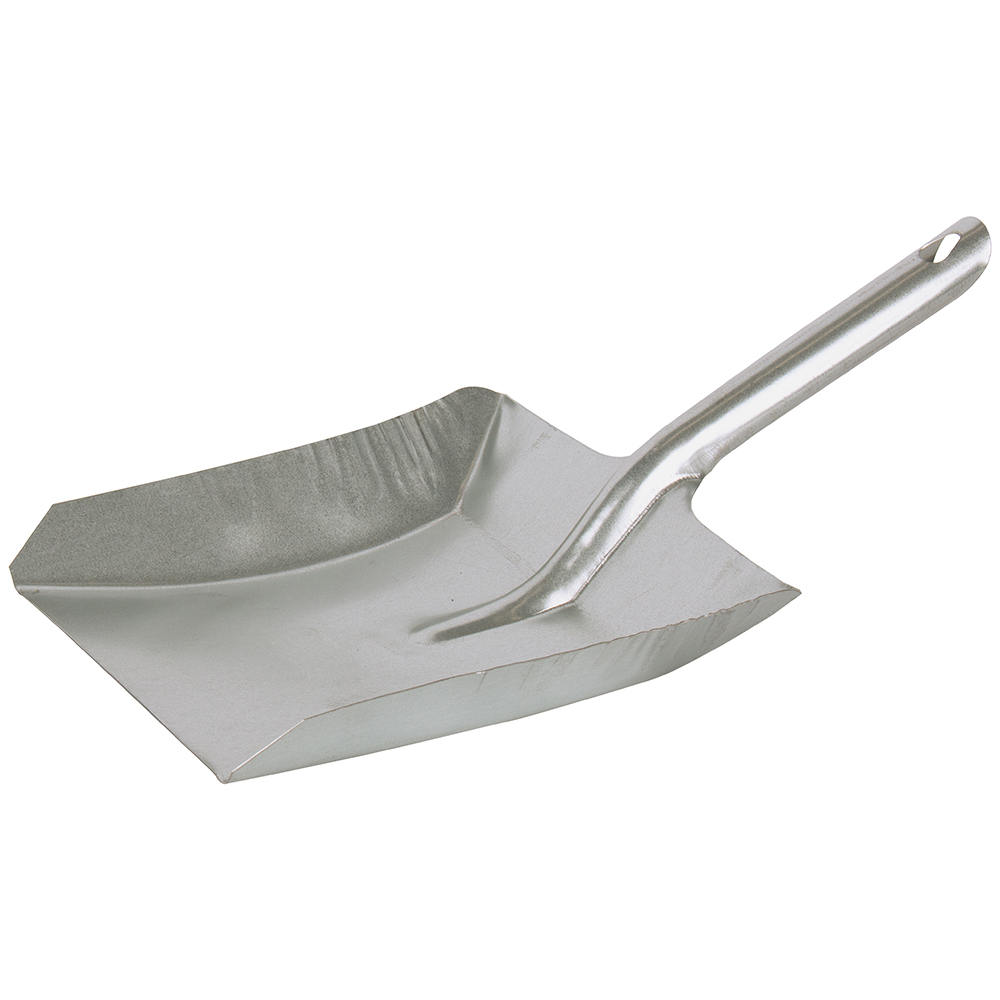 Ganzmetall-Kehrschaufel verzinkt,Stärke 1mm