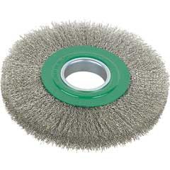 Inox-Draht-Rundbürste 200x25x20 Drahtstärke 0,30