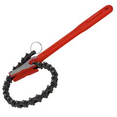 Kettenrohrzange 300mm 1/2-4"R Körper rippenfrmig,gesenkgeschmiedet