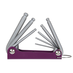 Kugelkopf-Taschenclip 2,5-10mm 8-teilig Cr-Ni-Mo-Va-Stahl,hochfest,extra zäh