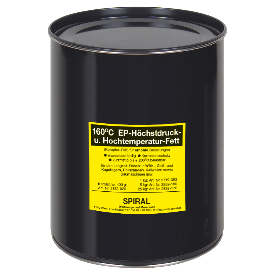 Hochleistungsfett 160 C HT/EP,5kg Komplexfett,hohe thermische Belastung