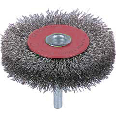 Rundbürste Super-SS 20x6 0,2 Stahldraht gewellt,mit 6mm Schaft