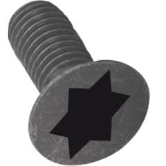 Ersatzschraube gehärtet,für 16mm Gewindeschneidplatten,TX 10-Schraubkopf