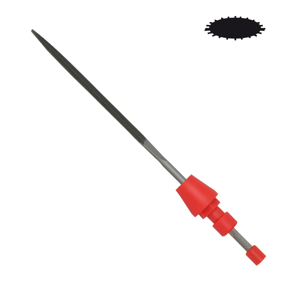 Präzis-Nadelfeile 100mm Vogelzunge Hieb 2,CLICK,Wechselklinge zu 7441-046