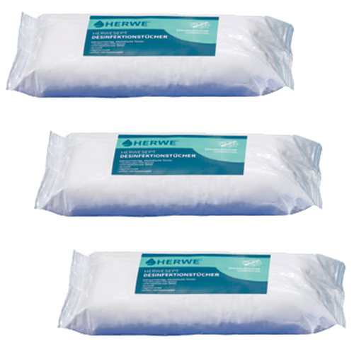 Desinfektionstücher 3x70 Stück Nachfüllpack zu Art. 2758724