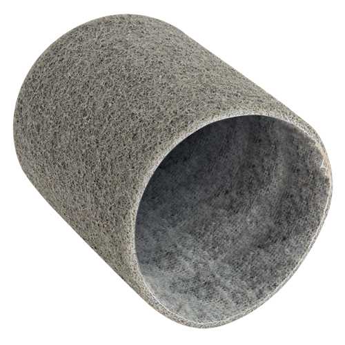 Schleifvlies-Hülse grau 90x100mm superfein,zum Mattieren