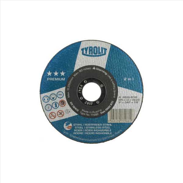 42 TRENNSCHEIBE GEKR.,GEWEBEV. 42F 125x2,5x22,23 A30Q-BFXA