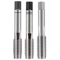 Handgewindebohrersatz,UNC  Nr. 6x32,HSS DIN352,für Gewinde nach  ASME B1.1