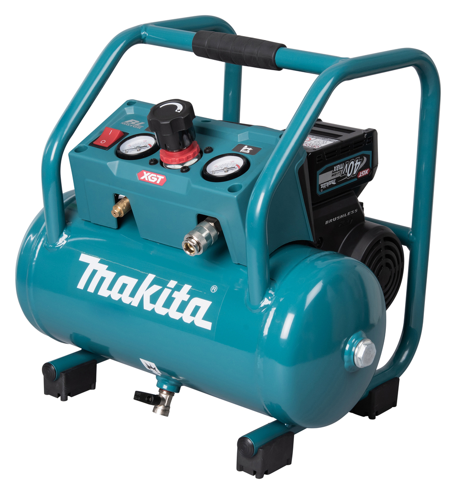 Akku-Kompressor MAKITA AC001GZ 40V 7,6Liter,9,3bar max.,68db(A),12,8kg