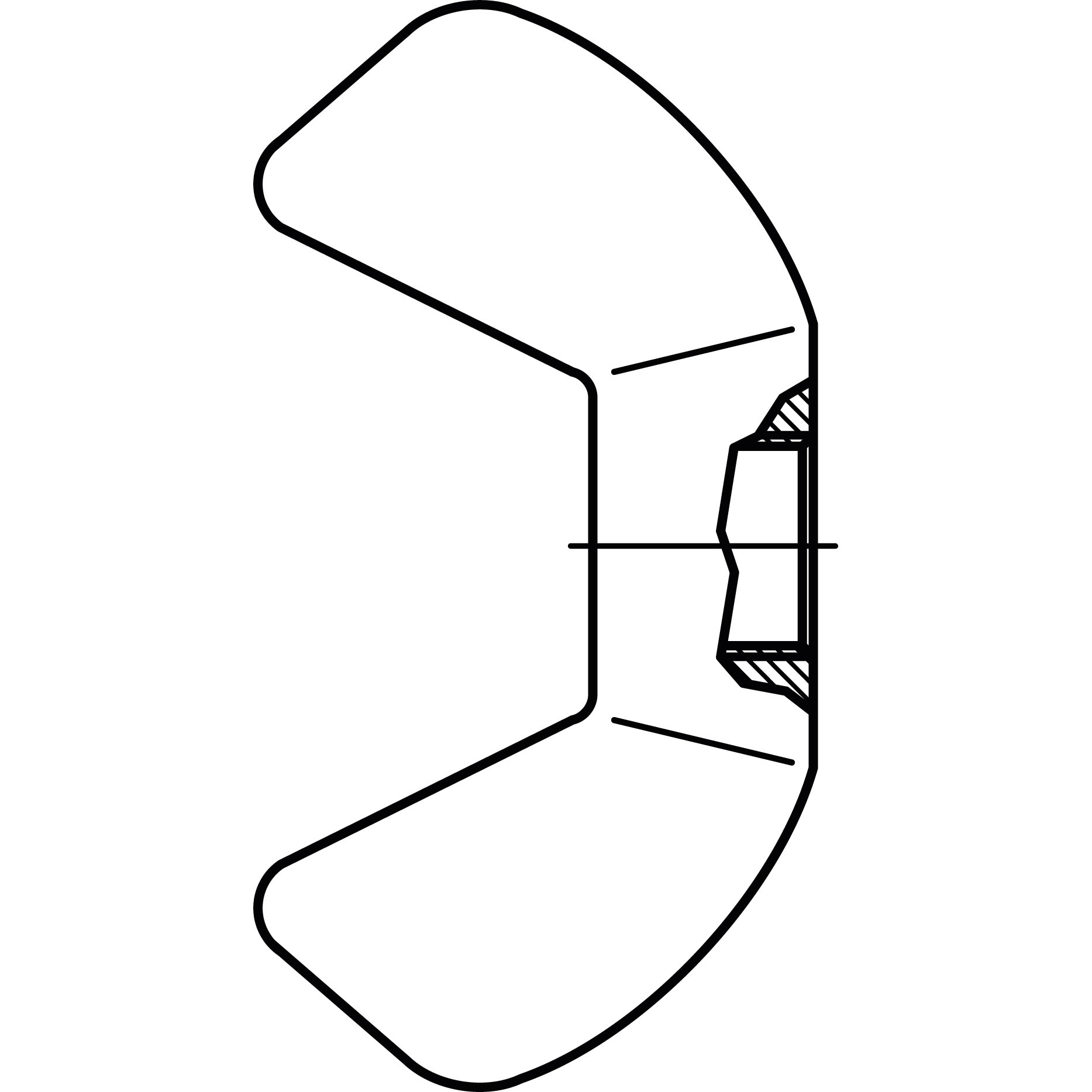 Flügelmuttern AF A2 M 16 VE=S  VP=25