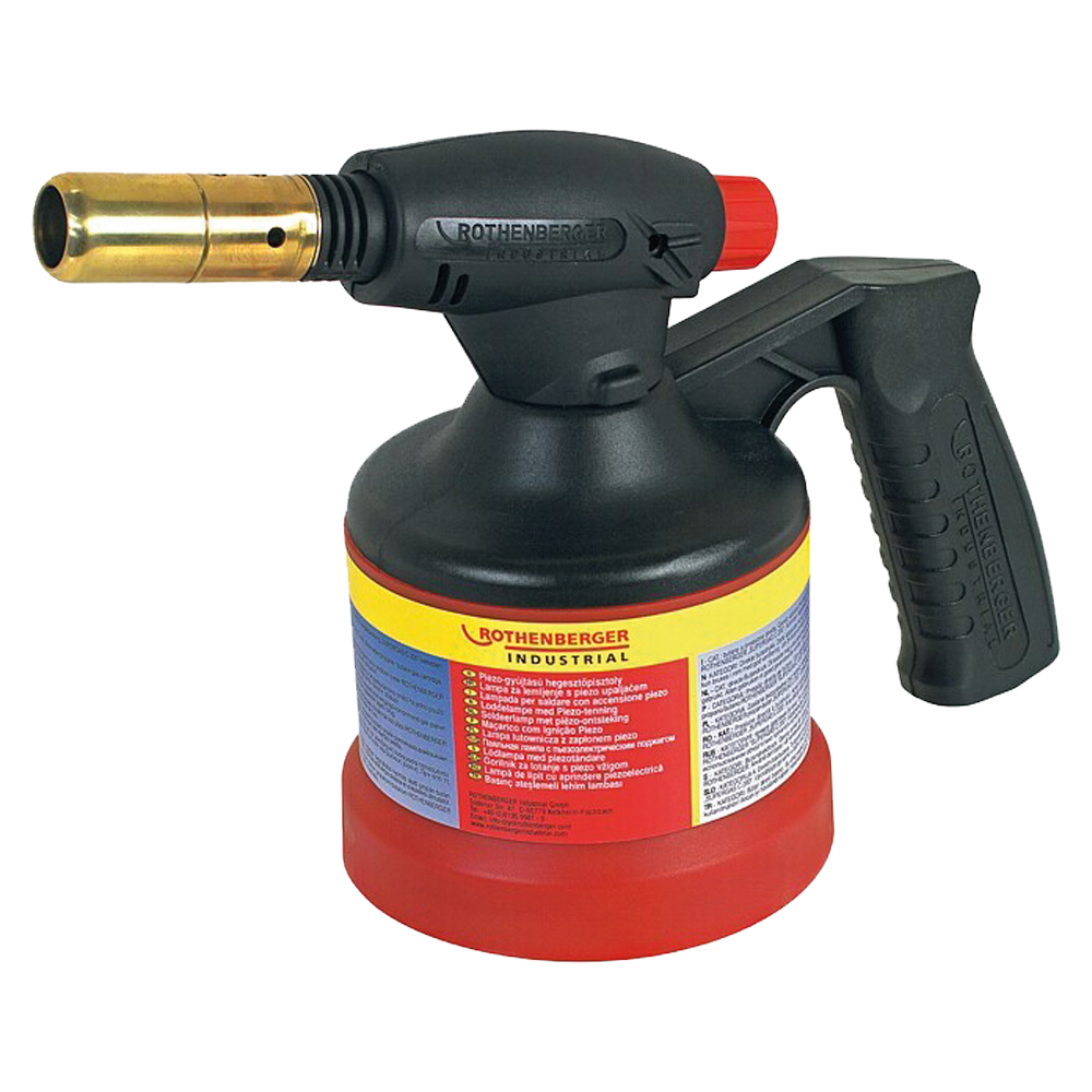 Lötlampe RoFlame Premium Piezo für Weichlötarbeiten mit Piezo-Zündun