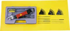 Preßluft POWER-SAW-Set in Box,komplett mit Sägen,Feilen,Diamantfeilen