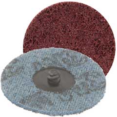 Schleifvlies Ø51mm mittel,rot mit ROLOC- Schnellverschluss