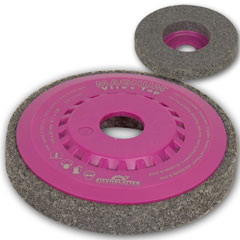 Hartvlies-Scheibe 115x22 K80,auf Kunststoffunterlage,zum Mattieren