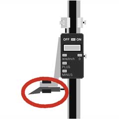 Reißnadel zu MAXIMA DIGIMAX 500mm Höhenmessgerät Art.Nr.5583-021 und -022