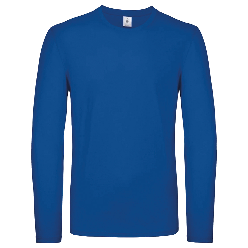T-Shirt langarm "IMB",royalblau,Gr.2XL 185g/m²,100%BW