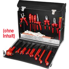 ÖVE-Lederkoffer leer 480x340x165mm für ca.50 Stück ÖVE-Werkzeuge