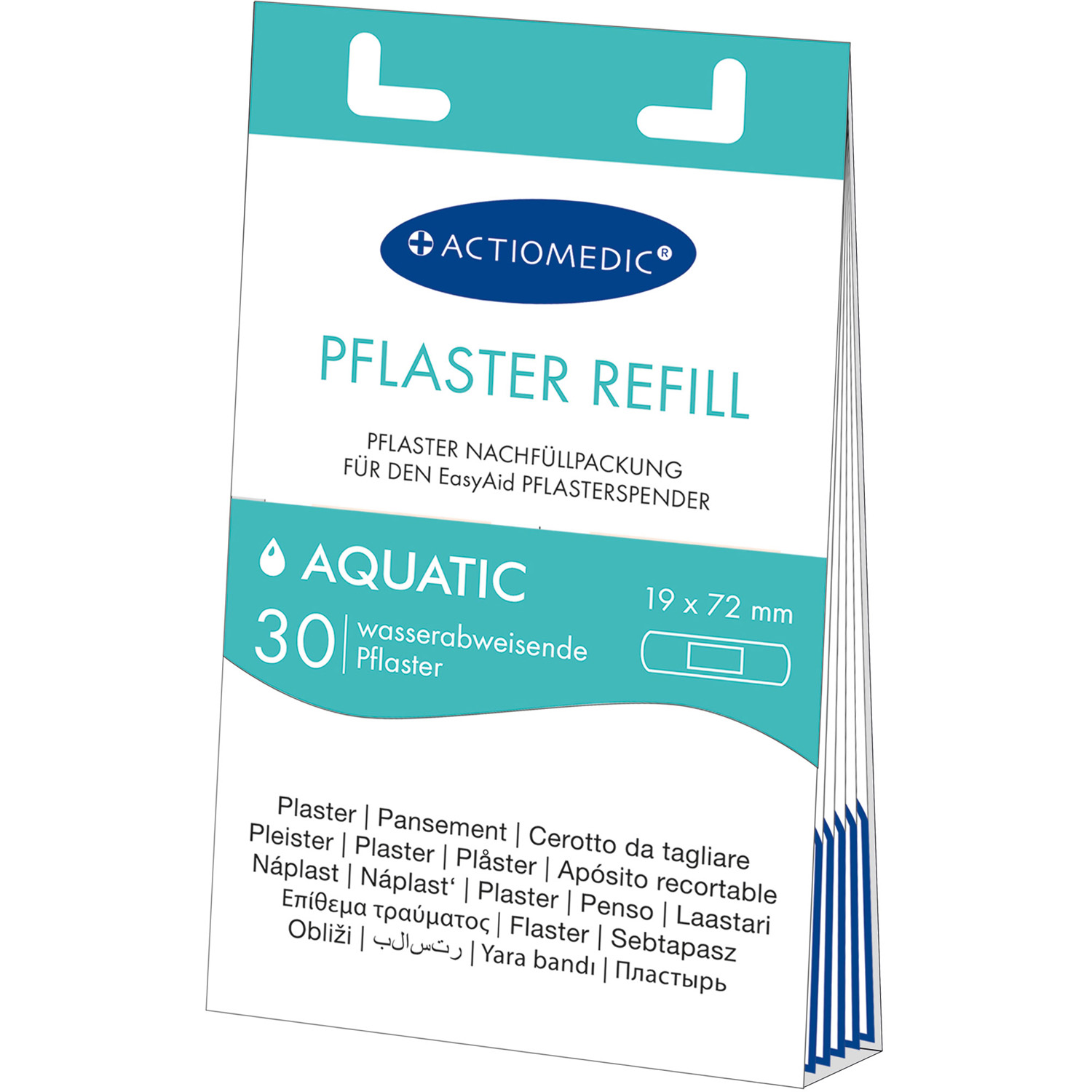 EasyAid Refill Strips Aquatic 30 Strips für Pflasterspender Standard