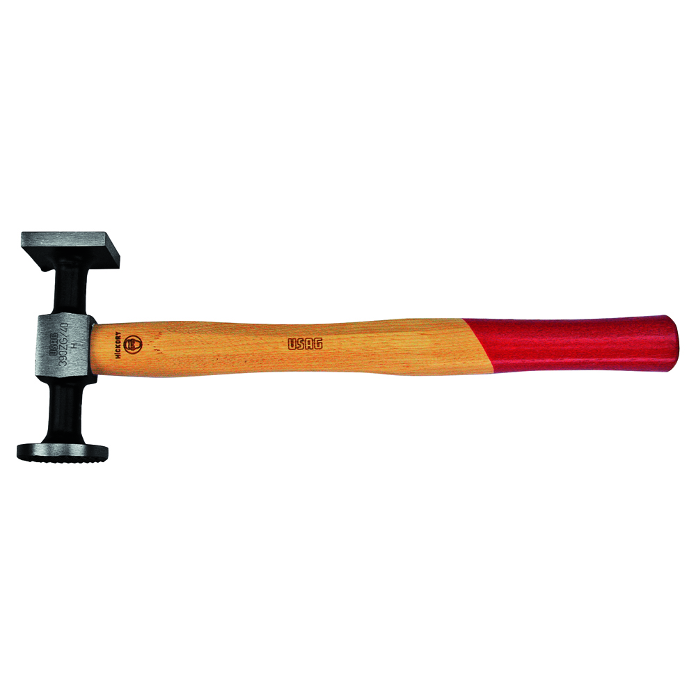 Spann-Schlicht-Hammer U393Zg,runder quadratischer Kopf,Vanadium-USAG-Extra