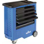 Werkzeugwagen MARKANT leer 4 Laden beidseitig ausziehbar,Zentral-Sperre