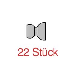 Gliederstück COBRA-6mm,300mm,22-teilig Art.Nr.8425-12