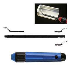 GRATNIX Kombi-Teleskop-Entgratsatz 5tlg mit 3 Klingen und Teleskophalter SN