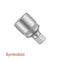 Reduzierung 1/2" auf 3/8" Chrom-Vanadium,mattverchromt