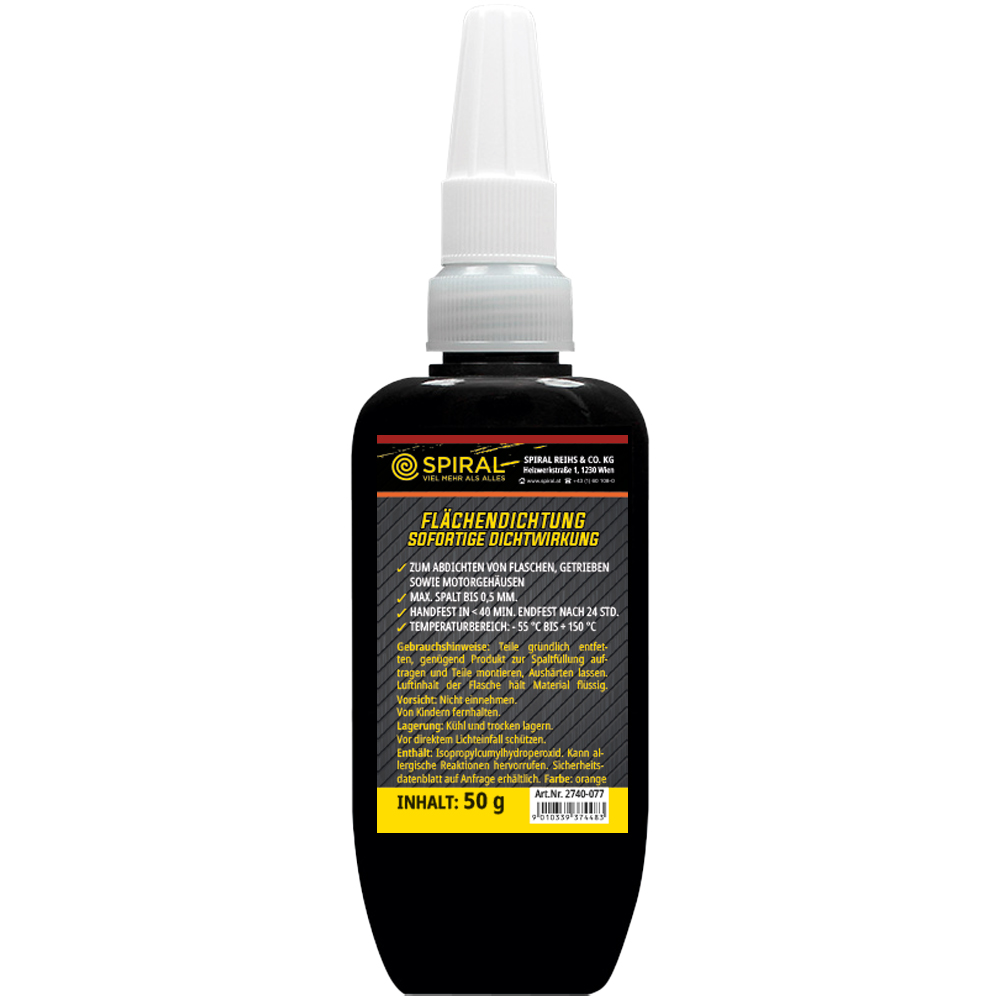 Flächendichtung zum abdichten orange 50g für Flanschen, Getrieben, Motorgehäusen