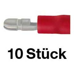 10 Stk.Steckmännchen 0,5-1,0mm² rot