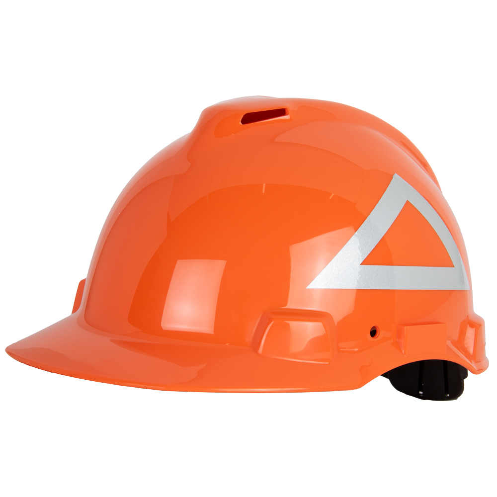 Schutzhelm Peltor G22D orange mit Reflex streifen, mit Schweißleder