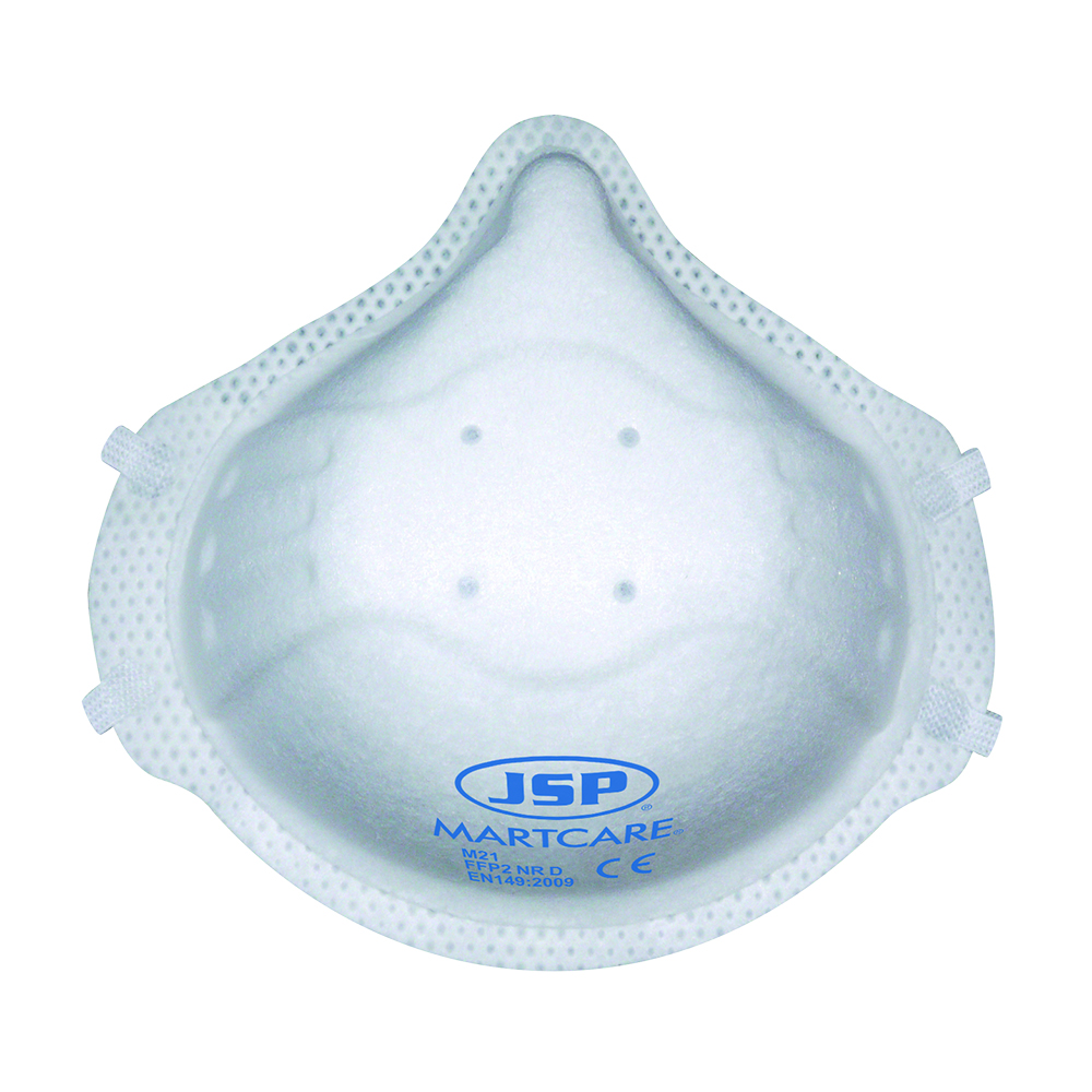 Partikel-Korbmaske JSP FFP2, 20 Stück ohne Ventil, Modell Martcare FFP2