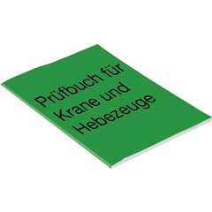 Prüfbuch für Hebezeuge und Krane,leer