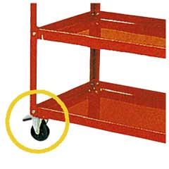 Zusatzrad drehbar für Beistellwagen Art.8504-016/-024/-105