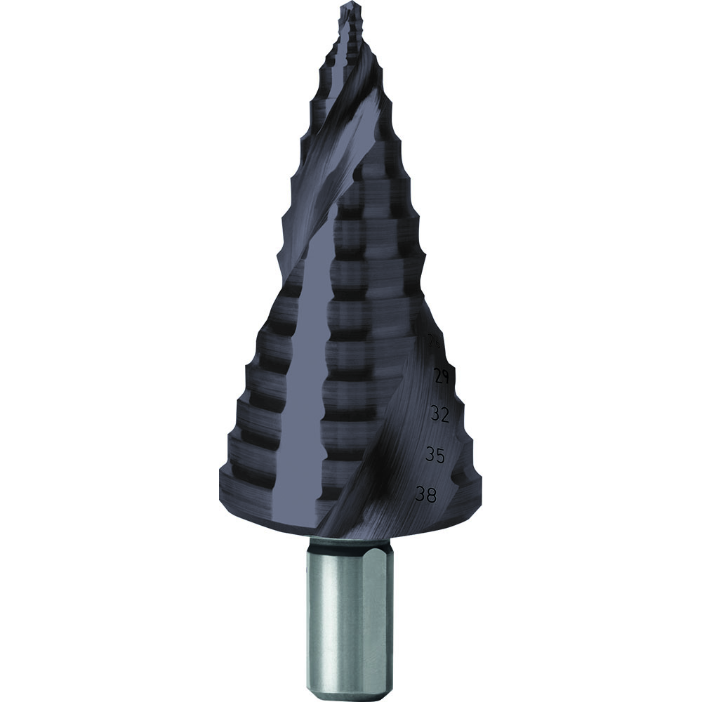 Stufenbohrer QUICK-STEP Gr.3 HSS-AlTiN, 9-38mm