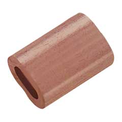 Cu-Oval-Seilhülse 5,0mm,zum Verpressen von Drahtseilen