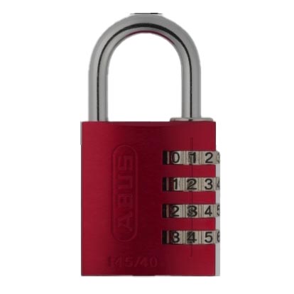 Zahlenschloss ABUS Type 145/40, rot