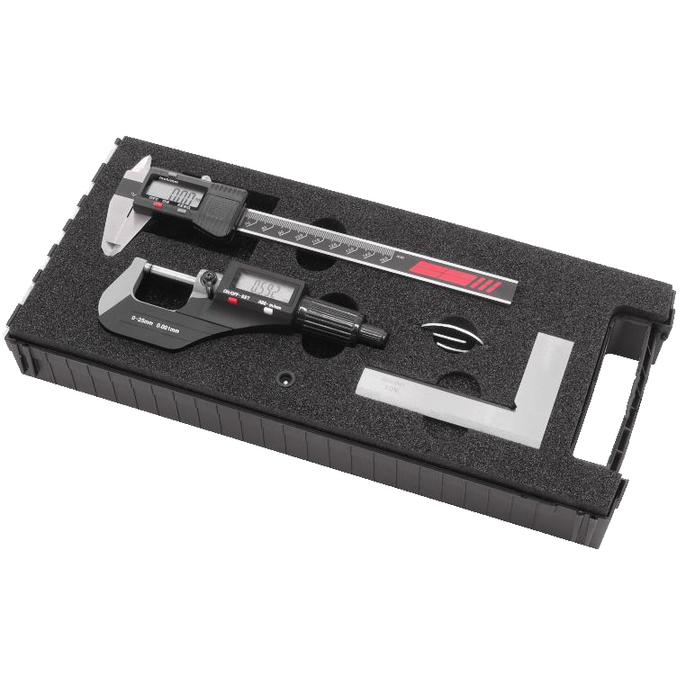 Messzeug-Satz digital 3-teilig, IP65 kleines Schul- und Lehrlingsstarterset