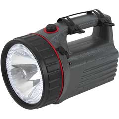 Sun-24h-Power Akkuscheinwerfer,230V+12V Auto,1xHalogen+12LED,Notlichtfunktion