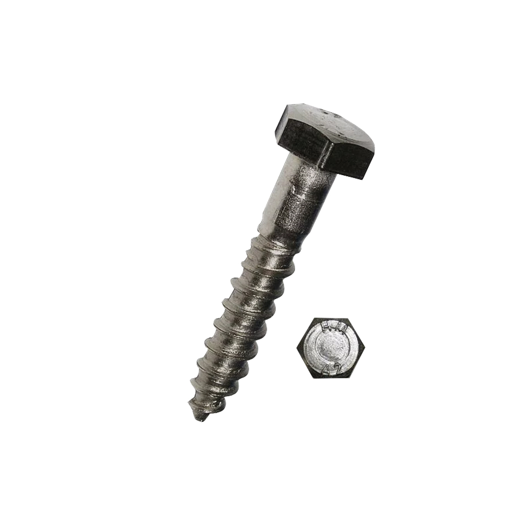 Sechskantholzschraube DIN 571 A2 6 x 140 ROSTBESTÄNDIG VP=100